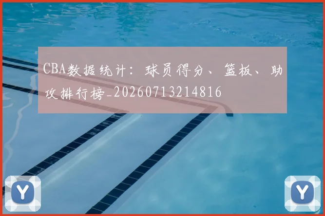 CBA数据统计:球员得分、篮板、助攻排行榜_20260713214816